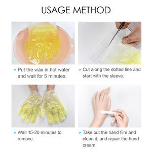 Maschera per <span class=keywords><strong>Mani</strong></span> alla Paraffina alla Lavanda OEM Etichetta Privata Esfoliante per Pelle Morta Sbiancante Idratante per la Cura di <span class=keywords><strong>Mani</strong></span> e Piedi - Product Image 6