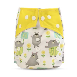 High Quality Custom Hi Sprout Adjustable Bamboo Nappy For Boys Girls Diapers Baby Bulk Diapers