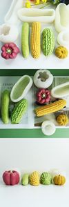 Outils de bricolage pour gâteaux Crème glacée Popsicle Pâtisserie Moule en silicone pour simuler des légumes Fruits Maïs <span class=keywords><strong>Avocat</strong></span> Concombre Gâteaux - Product Image 5