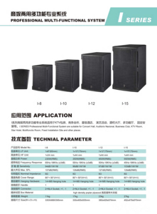 I 8inch 10inch 12inch 15inch passive 230W 350W 450W 550W full range professional speaker - Product Image 4