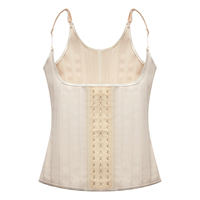 Corset amincissant en latex avec 25 baleines en acier, gaine de maintien de la taille, veste de maintien de la taille en latex avec 25 tiges, gaine de maintien de la taille pour la perte de poids, façonneur de corps