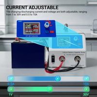 Probador de Baterías Heltec Energy 10A de Corriente Constante, 1-30V, con Registro de Datos y Analizador de Capacidad para Baterías de Plomo-Ácido y Litio