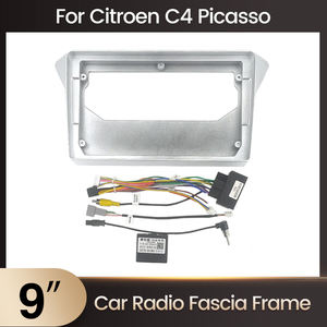 Cadre de voiture MEKEDE <span class=keywords><strong>pour</strong></span> 9 pouces <span class=keywords><strong>Citroen</strong></span> <span class=keywords><strong>C4</strong></span> <span class=keywords><strong>Picasso</strong></span> avec cadre audio de voiture en plastique cadre d'<span class=keywords><strong>autoradio</strong></span> - Product Image 4