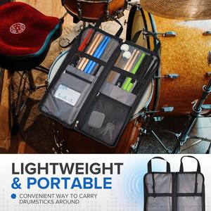 Échantillon gratuit, fabrication sur mesure, vente en gros, sac de baguettes de batterie portable et étanche, sac de rangement pour baguettes de batterie, sac pour maillets - Product Image 6