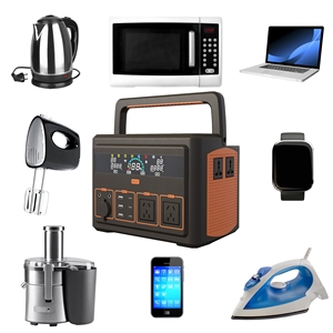Stazione di Alimentazione Portatile ad Alta Capacità 1200W 1150Wh <span class=keywords><strong>con</strong></span> Batteria LiFePO4, Pannello Solare, Ricarica Rapida AC, UPS per Backup Domestico, Display <span class=keywords><strong>LED</strong></span> - Product Image 6