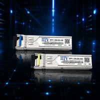 Transceiver SFP BiDi 1000BASE-BX 1.25G 20km 1310nm-TX/1550nm-RX Simplex LC SMF DDM Compatible FTTH 5G – Vente en gros usine