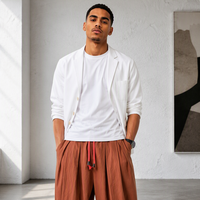 Pantalon de sport ample pour homme, idéal pour la course et l'entraînement, séchage rapide, en Spandex/Nylon, taille élastique, haute qualité