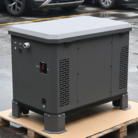 Générateur portable à essence de 5 kW, générateur tri-fuel à faible bruit, générateur double carburant pour la maison, ATS monophasé, triphasé, double alimentation