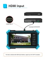 5 pouces IPS écran tactile sécurité CCTV testeur moniteur 8MP CVI/TVI/AHD caméra Test Ex-SDI HD-SDI 3G-SDI CCTV accessoires