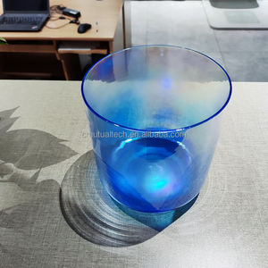 Cuenco de Cristal de Cuarzo Cósmico Q're para Meditación y Sanación, Degradado de Color, 432Hz/440Hz - Product Image 4