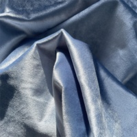 Tissu de velours italien en velours néerlandais de couleur unie rideau canari sac housse de canapé tissu de coussin en velours