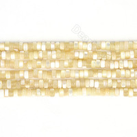 Perles de coquille de nacre Trochus multicolores naturelles, espaceurs Heishi pour la fabrication de bijoux DIY, 2x4MM, brin de 38CM