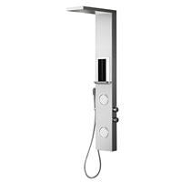 Gentory 304 acero inoxidable sanitario panel de ducha fabrica de acero inoxidable columna de ducha panel de ES010
