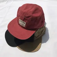 Tùy Chỉnh LOGO Trại Hat Cap Trọng Lượng Nhẹ CHA Mũ Nylon 5 Bảng Điều Chỉnh Cap Không Cấu Trúc Mũ