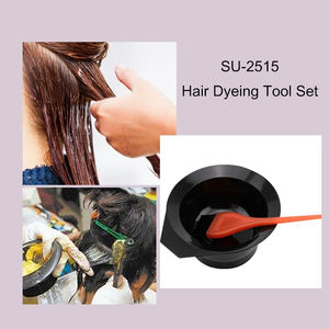 Mélangeur de cheveux Bol de teinture Brosse de teinture Couvre-oreilles Salon Outils de coloration des cheveux Accessoires de coiffure Kit de coloration des cheveux - Product Image 5