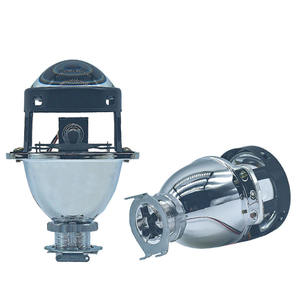 Phares projecteurs bi-xénon Visteon de 2,0 pouces pour motos et voitures, faisceaux hauts et bas intégrés, ampoule LED D2S, état neuf - Product Image 1