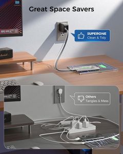 20w Fast Charging Travel Charger Adapter Foldable Us <b>Plug</b> Retractable Wall Charger <b>with</b> Type-c Cable for Mobile Phone - Product Image 5