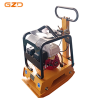 Compacteur à plaques réversible à essence GZD personnalisé 160T, machine de compactage routier économe en carburant