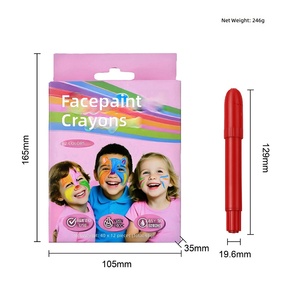 Pastelli Rotanti Lavabili per Bambini, 12 Colori, Bestseller Transfrontaliero, Pennarelli per Viso, Bastoncini da <span class=keywords><strong>Disegno</strong></span> per Festival - Product Image 5