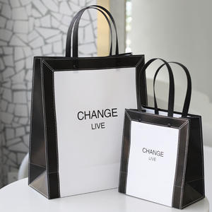 High Appearance Level Reusable Vintage Clothing Store Dresses Haute Couture With Frosted Transparent Tote <b>Bags</b> Vietnam Export - Product Image 4