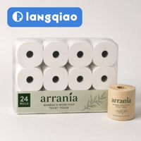 Papier toilette personnalisé Arrania, usine OEM ODM, pâte de bois vierge, doux, épais, durable, écologique, distributeur recherché, vente en gros