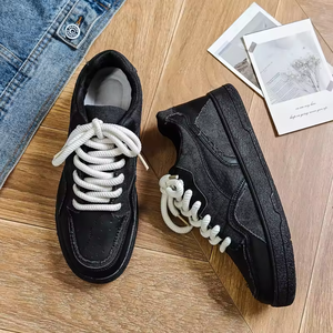 Nouvelles chaussures basses en cuir de haute qualité pour femmes et hommes, style décontracté, pour la marche, la course et le skateboard. - Product Image 2
