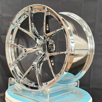 Jantes en alliage concaves profondes chromées 18 19 20 21 22 24 pouces 5x114.3/5x120/5x112/5x110 Roues forgées sur mesure pour BMW M3 M4 Porsche Nissan