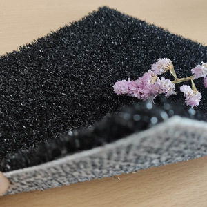 Pure Black Artificial Lawn Gym Runway Ceramics Deco <span class=keywords><strong>Fake</strong></span> Turf para Festival Enclosure Wall Decoration - Product Image 4