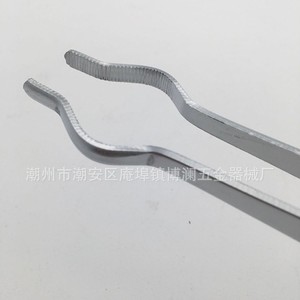 Wholesale round-mouth tweezers, stainless steel laboratory equipment, ring-shaped, wide-mouth test tube <b>clamps</b>, corrosion - Product Image 3