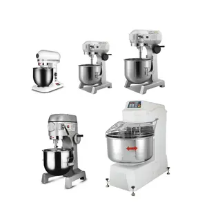 Grosir mesin Mixer makanan industri Batidora Amasadora 10 20 30 50 60 100 liter komersial Spiral kue roti Mixer adonan