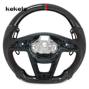 Volante de Fibra de Carbono para Seat <span class=keywords><strong>Leon</strong></span> <span class=keywords><strong>Cupra</strong></span> MK3 con Levas de Cambio Magnéticas de Fibra de Carbono - Product Image 1
