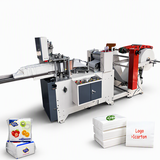Factory Price Automatic Toilet Napkin Paper Making Machine Napkin Tissue Making Machine for Small Business