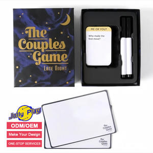 2人以上のプレーヤーのためのカップル深夜カードゲームパーティーの楽しみ、創造的な思考カードの指示が含まれているカスタム - Product Image 1