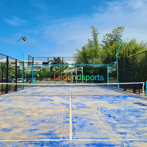 Legendsports Deportes Interiores o Exteriores Espesor 12mm Profesional Panorámico <span class=keywords><strong>Comprar</strong></span> Padel Court - Product Image 4