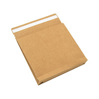 Pochette postale biodégradable écologique enveloppes pour colis d'affranchissement sacs d'expédition de vêtements enveloppe en papier kraft brun avec logo
