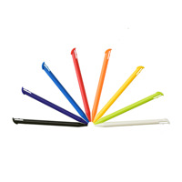 Ensemble de 8 stylos multicolores en plastique pour écran tactile, pour Nintendo New 3DS LL/XL.