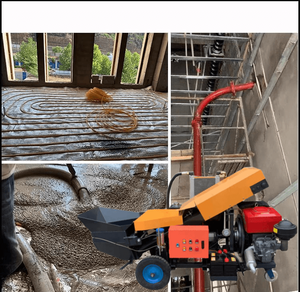 Venta de Fábrica: Bomba de Concreto Diésel de 7-11m3/h, Mini Bomba de Concreto Eléctrica Ligera para Camión - Product Image 3