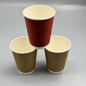 Gobelet en papier à paroi simple coloré avec logo personnalisé, revêtement PE, 7-16 oz, pour fêtes et restaurants - Product Image 2