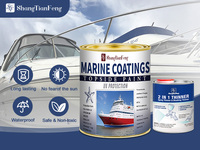 Peinture époxy spéciale anti-corrosion pour navires marins, résistante au soleil, pour structure en acier de coque, antirouille, résistante aux acides, revêtement liquide