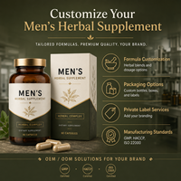 Complexe Herbal pour Hommes 1200mg en Capsules – Tribulus Terrestris, Maca, Ashwagandha, Horny Goat Weed, Saw Palmetto, Zinc D3 – Végétalien