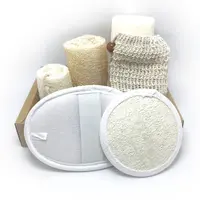 Luffa Shower Glove Body Horror Bath Scrubbers Sponges Loofah Material Bath Sponge Sustainable
