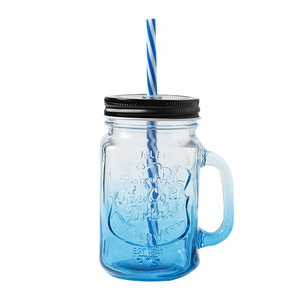 Tasse à Couvercle à Paille en Verre et Plastique au Design Minimaliste 480 ml, Compatible Lave-Vaisselle pour Jus de Fruits et Boissons Froides – Retour à l'École Unisexe - Product Image 6