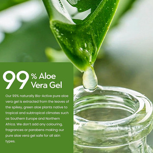 Extracto de planta pura 99% <span class=keywords><strong>Gel</strong></span> puro de <span class=keywords><strong>aloe</strong></span> <span class=keywords><strong>vera</strong></span> Hidratante natural para la piel - Product Image 2