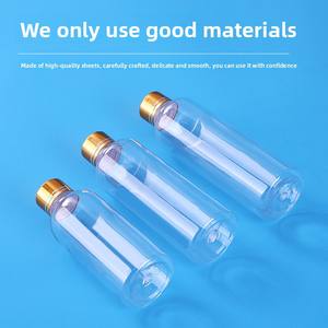 Bouteilles en <span class=keywords><strong>plastique</strong></span> transparentes à col étroit de 5 ml, 10 ml, 100 ml, 120 ml, 150 ml, 200 ml, vente en gros par les fabricants, avec bouchons à vis en aluminium - Product Image 3