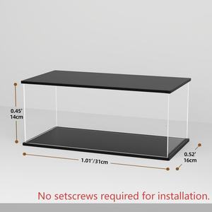 Vitrine d'exposition moderne personnalisée en acrylique transparent avec éclairage LED pour objets de collection, figurines et poupées - Product Image 3