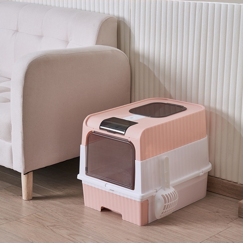 Modèle régulier (pelle à litière pour chat gratuite + sac déodorant) &amp; rose
