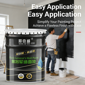Pintura de Látex Negra para Pintar en Casa, Paredes Interiores, Rejillas de Ventilación, Pintura Negra Pura, Inodora y Resistente al Moho - Product Image 4