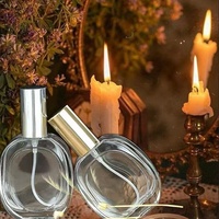 Flacon de parfum vide en verre transparent OEM de haute qualité, 50 ml, avec boîte cadeau et vaporisateur à pompe