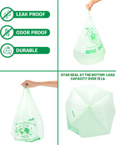 BEIDOU-PAC 3 Gallon <b>Compostable</b> Trash Bags, 200 <b>Small</b> Kitchen <b>Compost</b> Bags With Handle - Product Image 6