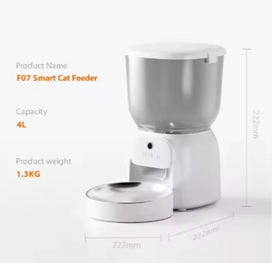 Distributeur <span class=keywords><strong>de</strong></span> nourriture pour animaux <span class=keywords><strong>de</strong></span> compagnie <span class=keywords><strong>de</strong></span> 4 L avec télécommande, distributeur automatique programmé pour chiots et <span class=keywords><strong>chatons</strong></span>, OEM ODM - Product Image 4